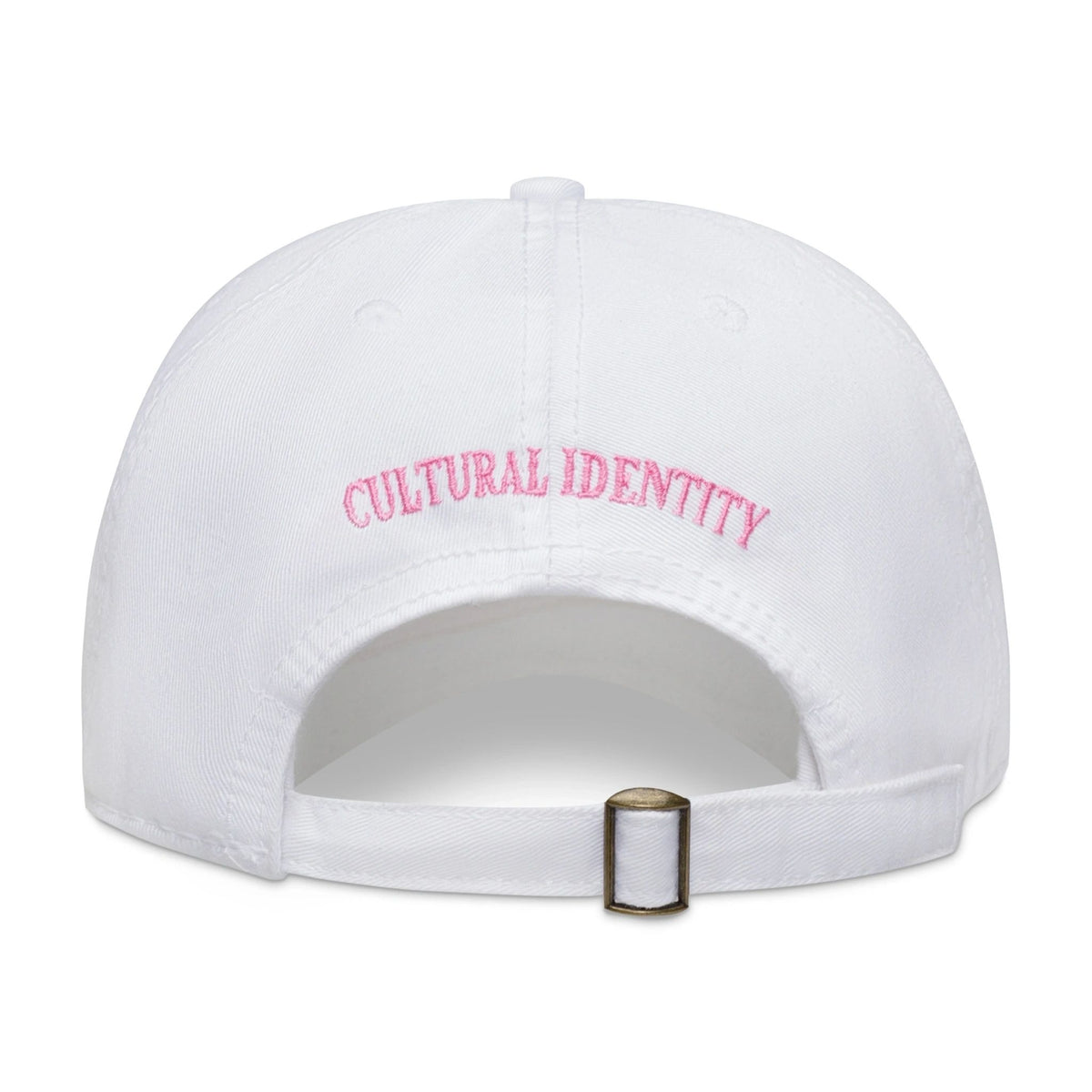 White Pink Logo cap