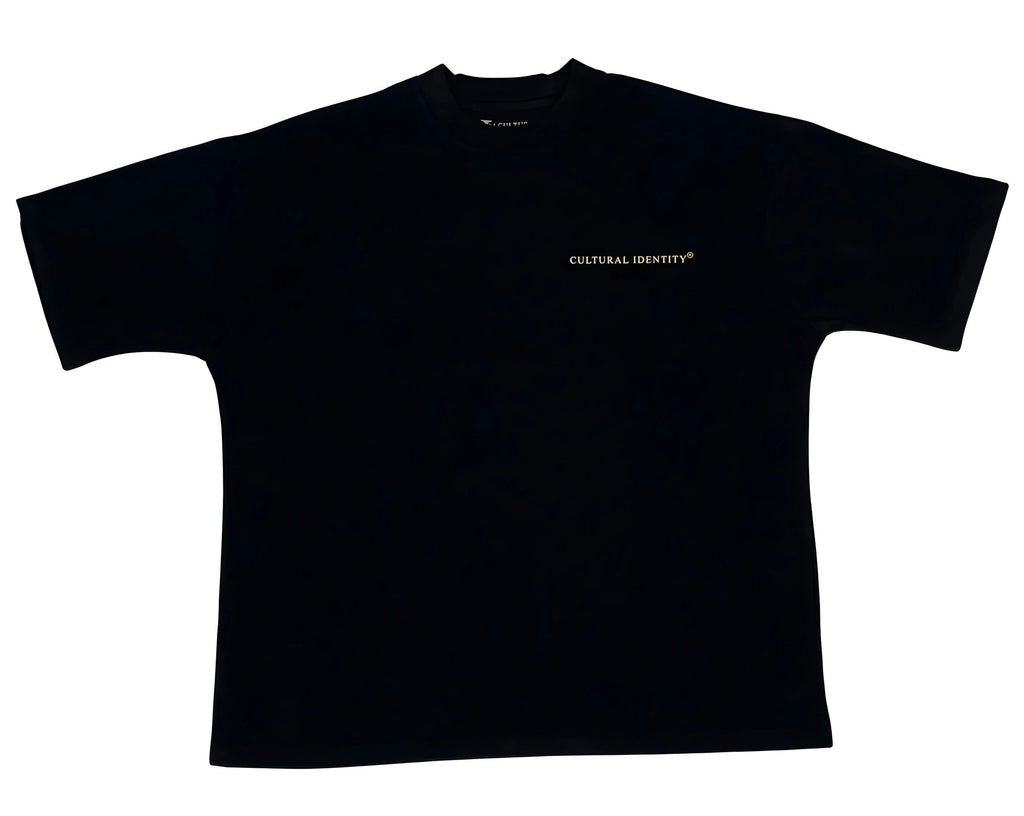 Slogan Black Tee