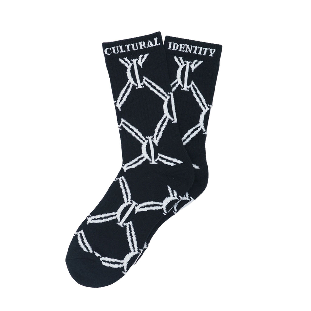 Black white print Socks