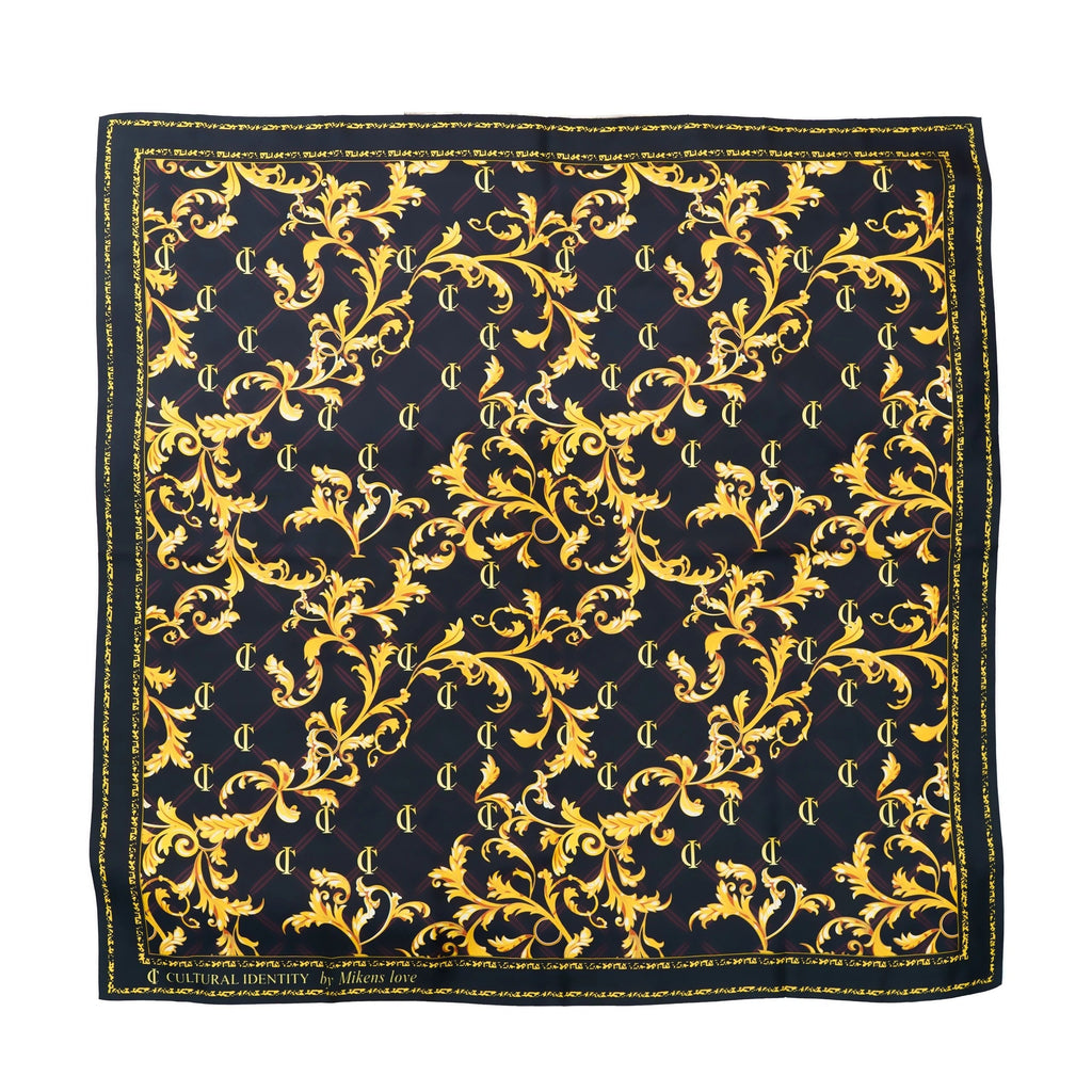 Universal chaos silk scarf
