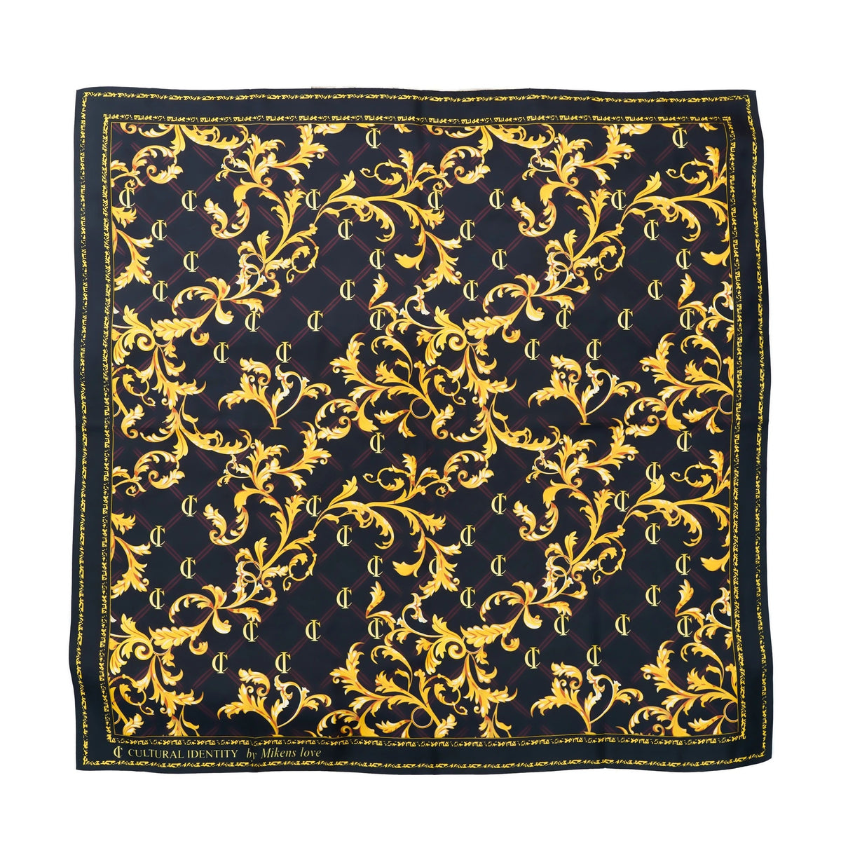 Universal chaos silk scarf