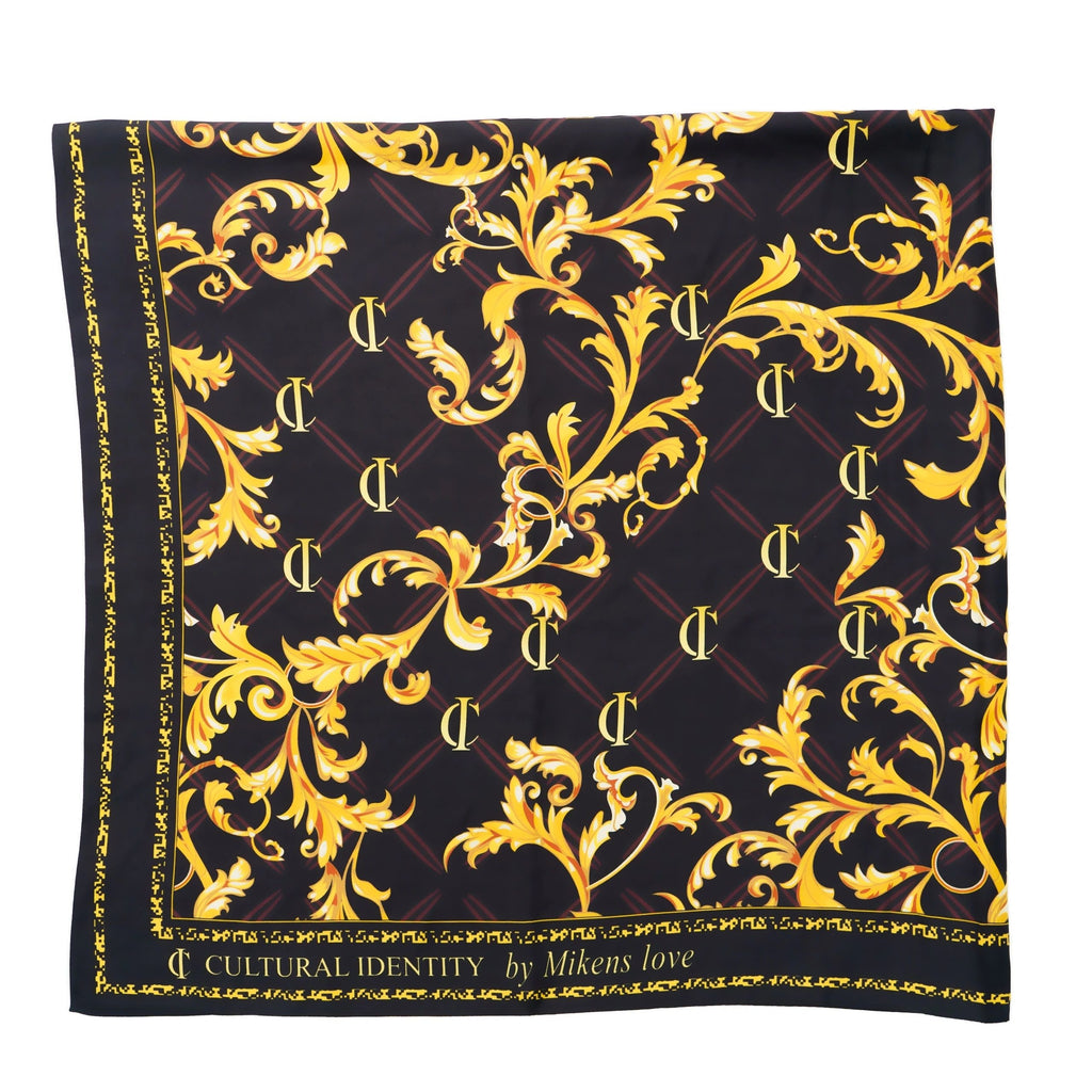 Universal chaos silk scarf