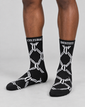 Black white print Socks