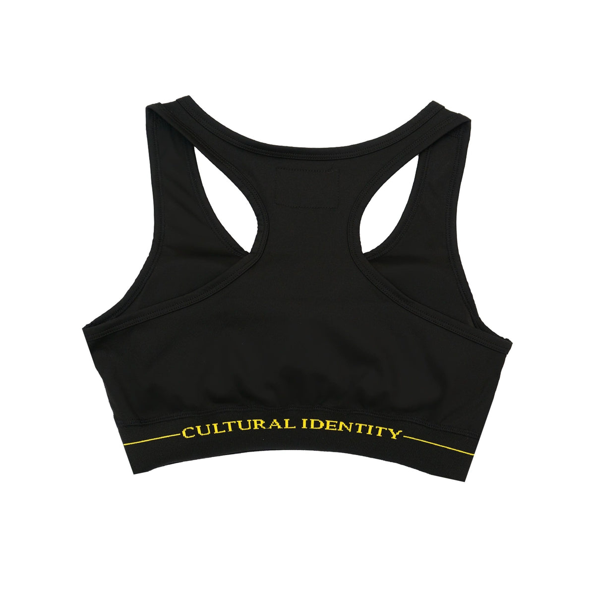 Branded sports bra